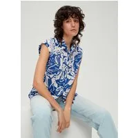 s.Oliver Kurzarmbluse Bluse Blusenshirt mit Alloverprint