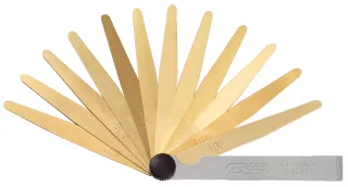 KS Tools Antimagnetische Messing-Fühlerlehre - 300.0612
