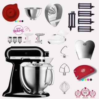 KitchenAid Artisan 4,8 Liter KSM185 Spar-Set Pasta Deluxe mit...