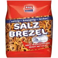 XOX Knabberei, XOX Salz Brezeln knuspriges leckeres Laugengebäck mit Salz 175g