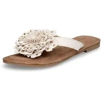 Lazamani Lazamani Damen Pantolette Kira weiß Pantolette
