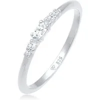 Elli Verlobungsring Zirkonia Marquise Elegant Verlobung 925 Silber