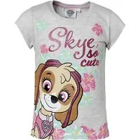 PAW PATROL T-Shirt PAW PATROL Mädchen T-Shirt Rosa, hellblau hellgrau Gr.98 104 110 116 128 Kinder 2 3 4 5 6 7 8 9 10 Jahre