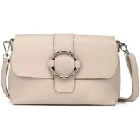 Caspar Clutch elegante Damen Leder Handtasche - Premium Line - Modell No.848, leicht, elegant & unempfindlich - 100% Echtleder - Handmade in Italy