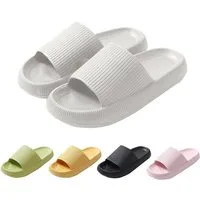 Mutig Badeschuhe Herren Damen,Original EVA Badeschlappen,weich & bequem Hüttenschuhe (Besonders weiches Material mit rutschfester Sohle,Bequem zu tragen, Wolkenweiches Tragegefühl,Slippers für Badezimmer,Perfekte Wahl) Hüttenschuhe Damen Herren Dusch
