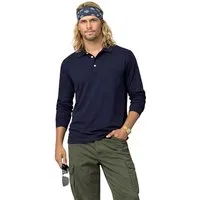 Polo Ralph Lauren Langarm-Poloshirt Herren Hemd Luxus Pima Cotton Slim Cut Perlmuttknöpfe, Gerader Saum, Brusttasche, Pima Cotton
