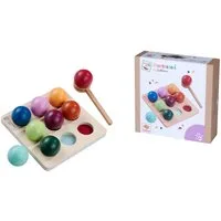 Eichhorn Steckspielzeug Montessori Sortierkugeln