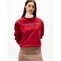 Tommy Hilfiger Sweatshirt MDRN REG CORP LOGO C-NK SWTSHRT mit Logoschriftzug