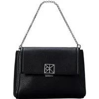 Calvin Klein Umhängetasche EMBLEM HW PEBBLE CROSSBODY 20, Abendtasche, Handtasche, Schultertasche mit Zierkette