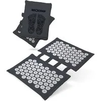 NEOLYMP Meditationskissen Akupunktur Fußmassage Matte mit ABS-Spitzen – Vielseitige Stimulation, Massagematte für Füße - abwaschbar, umweltfreundlich, mit Tragetasche