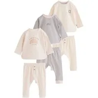 Next Shirt & Leggings Baby-Oberteil & Leggings, 6-teiliges Set (6-tlg)