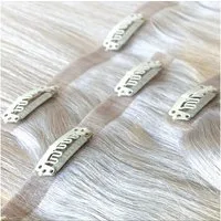 Global Extend Echthaar-Extension Clip-in-Extensions nahtlos