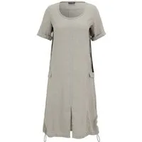 Doris Streich Sommerkleid mit kontrastfarbenen Nylon-Einsätzen