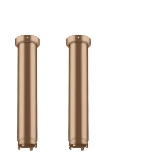 hansgrohe AXOR ShowerSolutions Verlängerung Set 13603310 230 mm für Deckenbefestigung ShowerHeaven 1200/300 4jet, Brushed Red Gold