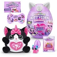 ZURU Plüschfigur Rainbocorns Kittycorn Serie 7 - Schwarze Katze Lucky