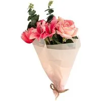 Kunstblumenstrauß Künstliche Blumen aus Rosen, Lilien und Tulpen - Pflanzen -, Online-Fuchs, - REAL TOUCH