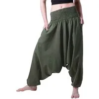 KUNST UND MAGIE Haremshose Kunst&Magie Unisex Orientalische prewashed Harems-/Pluder-/Pumphose