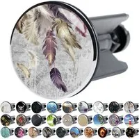 Sanilo Waschbeckenstöpsel mit Motiv, viele schöne Abflussstöpsel zur Auswahl, Ø 4 cm, hochwertig, universell, 100% wasserdicht