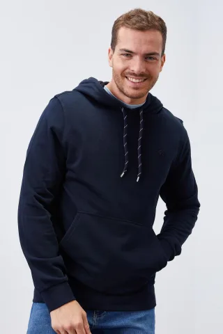 Herren Sweatshirt mit Kapuze und Tasche