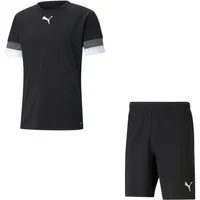 PUMA Fußballtrikot Puma Kinder Set Trikot+Hose teamRISE Jersey Jr 704938+704943