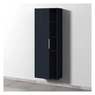Sanipa 3way Stauraumschrank mit 1 Tür und offenen Fächern, Marine-Matt UP1801R
