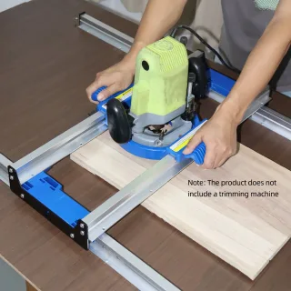 ENJOYWOOD Slab Flattening Jig Precision Router Flattening Sled System for Wooden Slabs End-Grain Boards & Resin Projects