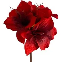 Kunstblume Kunstblume Amaryllis ca. 48cm. 1 Stängel mit 3 Blüten, Floratexx GmbH, Höhe 48.00 cm