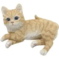 Bambelaa! Gartenfigur Katze Gartendeko Figur für Garten Gartenfigur Deko Dekofigur Liegend, (1 St)