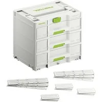 FESTOOL Transportbehälter Systainer SYS3-SORT/3 M 337 Transportkiste (L x B x H) 396 x 296 x