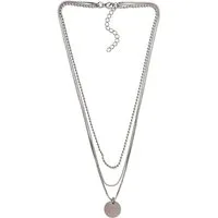 Firetti Kette mit Anhänger Schmuck Geschenk Layering Kette mit kreisförmigen Anhänger