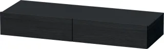 Duravit DuraStyle Schubkastenablage Eiche Schwarz 1200x440x182 mm - DS827101616 DS827101616