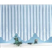 Weckbrodt Gardine Alina (1 St), Kräuselband, halbtransparent, Jacquard, Bogenstore, Jacquard, halbtransparent, Allover, Motiv, Bordüre, Store