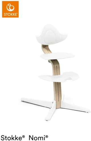 Stokke Nomi Chair Hochstuhl inkl. Baby Set natur weiß