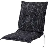 Sun Garden Sesselauflage Niederlehner Prato 90919-700 anthrazit Blätter 99x49x6 cm Sun Garden