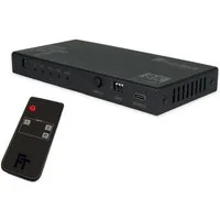 FeinTech SW212 HDMI 2.1 Switch 2 In 1 Out + Audio Extractor HDMI-Adapter zu Toslink, Aux, 8K & 4K 120Hz