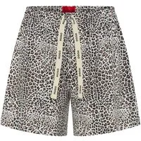 HUGO Pyjamashorts Casual mit Allover-Print