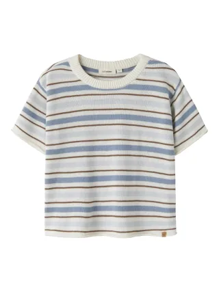 Lil’ Atelier - NMMHITO SS LOOSE KNIT LIL Coconut Milk - Gr. - 116