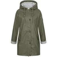 ankerglut Fleecejacke Ankerglut Himmel Damen Friesennerz Übergrößen Klassischer Friesennerz mit Jerseyfutter in großen Größen