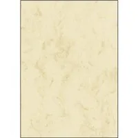 Sigel Designpapier Sigel DP372 Motivpapier Marmor DIN A4 90 g/m² Beige 100 Blatt