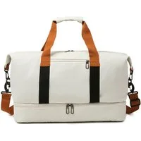 ibettertec Reisetasche Fitnesstasche,Sporttasche,Große Umhängetasche mit Schuhfach&Nassfach (Atmungsaktiv, wasserdicht, verschleißfest, großes Fassungsvermögen), Schultergurt, für Yoga, Schwimmen, Tourismus, Fitness