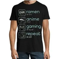 Youth Designz Print-Shirt Ramen Anime Gaming Herren T-Shirt mit lustigen Logo für Herren