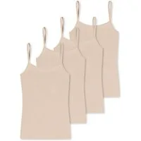 Schiesser Unterhemd MODAL ESSENTIALS sehr weich, formstabiles temperaturausgleichendes Material 4er Pack