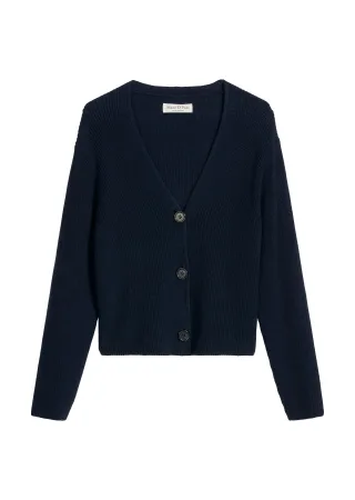 Marc OPolo Casual - V-Neck-Cardigan relaxed Night Sky - Gr. - L