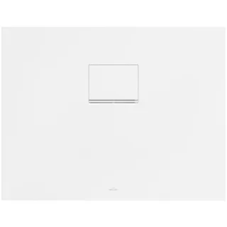 Villeroy und Boch Squaro Infinity Duschwanne UDQ9070SQI2BVRW 90 x 70 x 4 cm, Stone White, universal, lange Seite geschnitten