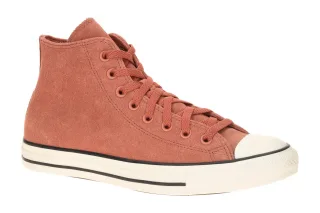Converse A15946C CTAS-Hi-Leder in Rot - burn out/egret/black Unisex High Sneaker