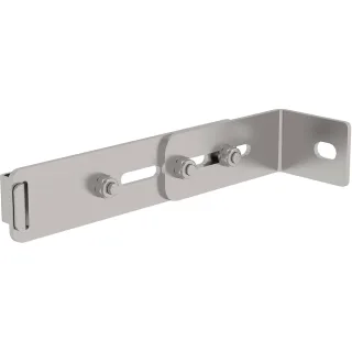 Munk Wandhalter m. Klemmbügel, verstellbar 215-275mm, Edelstahl - 068262