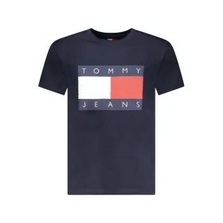 Tommy Hilfiger Blaues Baumwoll-Herren-T-Shirt