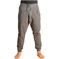 PANASIAM Haremshose Yogipants classic bequeme Freizeithose wie Aladinhose Unisex für Damen und Herren Haremshose Tunnelzug vorne Gummiband hinten