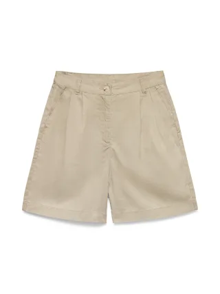 VERO MODA - VMFLEUR HW BERMUDA TENCEL SHORTS GA Silver Mink - Gr. - XS