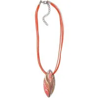 COLLEZIONE ALESSANDRO Kette mit Anhänger Cleo, mit ovalem Anhänger